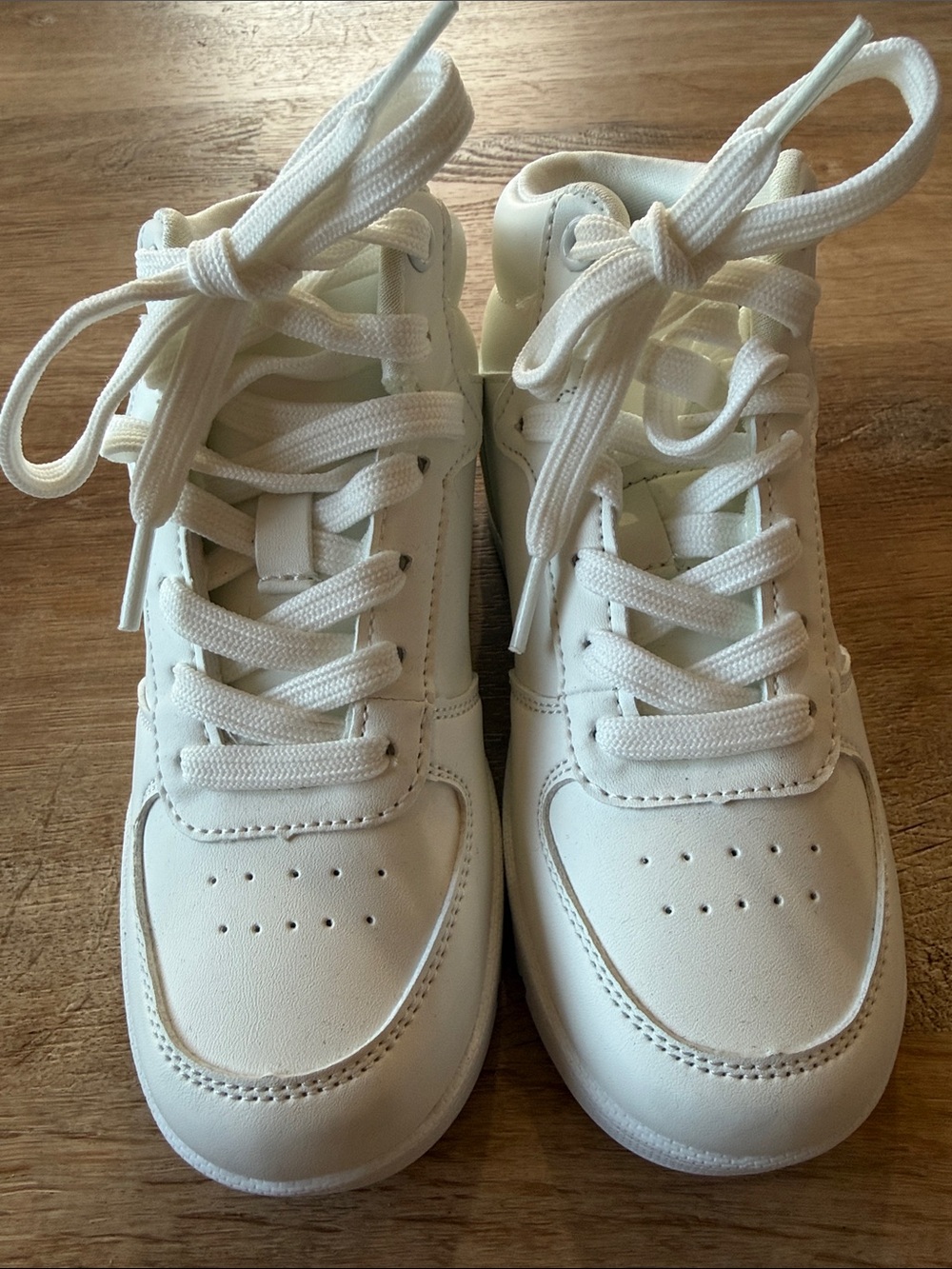 Link Kids White High-Top Sneakers
